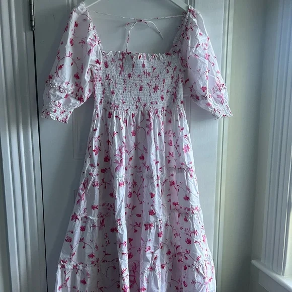 Hill House Nesli Nap Dress in Botanical Print - Picture 3 of 6